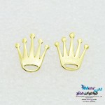 گوشواره طلا - طرح تاج