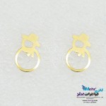 گوشواره طلا - طرح آدمبرفی