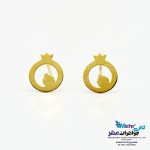 گوشواره طلا - طرح انار