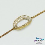 دستبند طلا - طرح هندسی