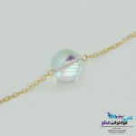دستبند طلا - طرح حباب هفت رنگ