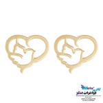 گوشواره طلا - طرح پرنده‌ی عاشق