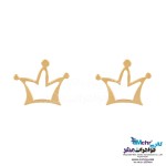 گوشواره طلا - طرح تاج