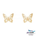 گوشواره طلا - طرح پروانه