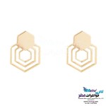 گوشواره طلا - طرح هندسی