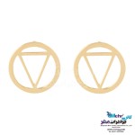 گوشواره طلا - طرح هندسی
