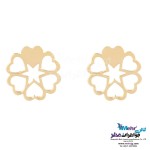 گوشواره طلا - طرح قلب