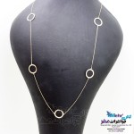 گردنبند رولباسی طلا - طرح هندسی