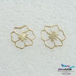 گوشواره طلا - طرح گل