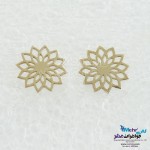 گوشواره طلا - طرح گل خورشیدی