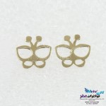 گوشواره طلا - طرح پروانه