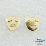 گوشواره طلا - طرح اشک‌ها و لبخندها