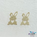 گوشواره طلا - طرح خرگوش