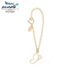 آویز ساعت طلا - طرح پروانه