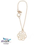 آویز ساعت طلا - طرح گل