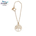 آویز ساعت طلا - طرح درخت زندگی