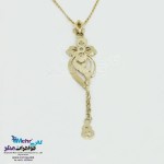 گردنبند طلا - طرح گل