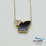 گردنبند طلا - طرح پروانه
