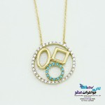 گردنبند طلا - طرح هندسی