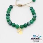 دستبند طلا و سنگ - طرح فرشته