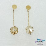 گوشواره طلا - سنگ سواروسکی گل
