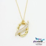 گردنبند طلا - طرح موج