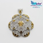 آویز طلا - طرح گل یاسمن