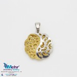آویز طلا - طرح یین و یانگ