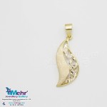 آویز طلا - طرح موج