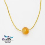 گردنبند طلا - سنگ عقیق