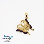 آویز طلا - طرح پروانه