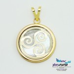 آویز طلا - طرح اسپیرال
