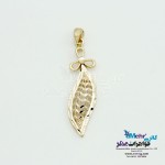 آویز طلا - طرح برگ