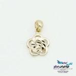 آویز طلا - طرح گل