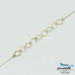 دستبند طلا - طرح هندسی