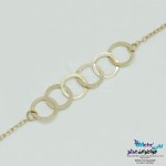 دستبند طلا - طرح هندسی