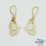 گوشواره طلا - طرح پروانه