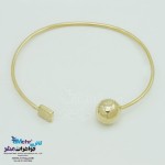 دستبند النگویی طلا - طرح هندسی