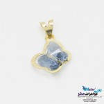آویز طلا - سنگ سواروسکی پروانه