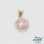 آویز طلا - سنگ سواروسکی گل