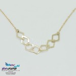 گردنبند طلا - طرح هندسی