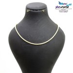 زنجیر طلا - طرح بافت طول 40 سانتی‌متر ضخامت 30
