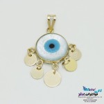 آویز طلا - طرح چشم‌نظر