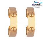 گوشواره طلا - طرح کارتیه