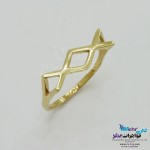 انگشتر طلا - طرح هندسی