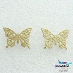 گوشواره طلا - طرح پروانه اوریگامی