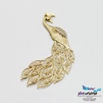 آویز طلا - طرح طاووس