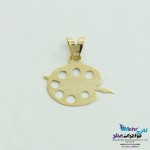 آویز طلا - طرح پالت نقاشی