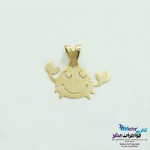 آویز طلا - طرح خرچنگ