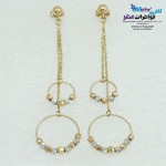 گوشواره طلا - طرح دایره